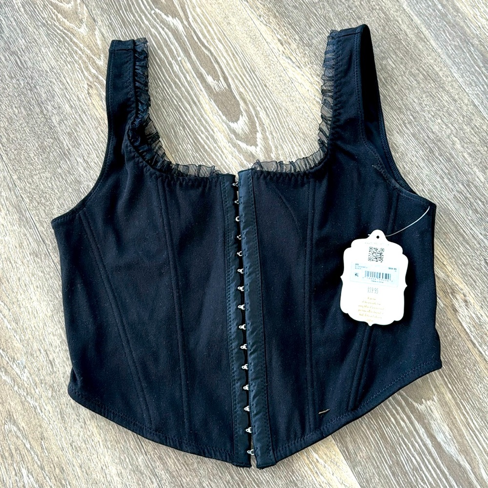 Altar’d State Black Corset Top
